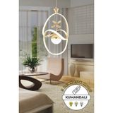 Kendal Gold Modern Sarkıt Avize 3 Renk Işık Salon Mutfak Yatak Odası - Standart - Rose Gold