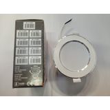 Kendal Kdl-112 Beyaz Işık Beyaz Kasa Krom Detaylı 5 Watt Led Spot 10 Adet Beyaz - Gümüş