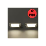 Kendal KDL410 Slim Kare LED Spot Gömme 3W – 255 Lümen - 4000K - Doğal Beyaz