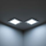 Kendal KDL412 Slim Kare LED Panel Spot Gömme 12W – 1020 Lümen - Beyaz-6500K