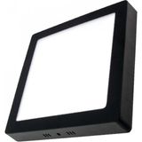Kendal KDL432B 18W Smd Led’li Siyah Kasa Sıva Üstü Beyaz Kare Panel Armatür