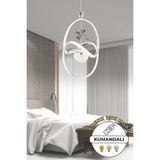 Kendal Krom Modern Sarkıt Avize 3 Renk Işık Salon Mutfak Yatak Odası - Standart