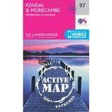 Kendal, Morecambe, Windermere ve Lancaster Şubat 2016 (OS Landranger Haritası)
