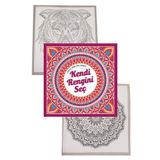 Kendi Rengini Sec Buyuklere Boyama Kitabi 1 Adet Nesil Boyama Kitabi Buyukler Icin Mandala Stresi Azaltma Sanati