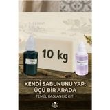 Kendi Sabununu Yap! 10 KG Opak Sabun Bazı + Lavanta Esansı +Yeşil Boya