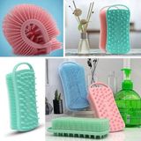 Kendiliğinden Askılı Peeling ve Masaj Etkili Silikon Banyo Vücut Fırçası (5477)