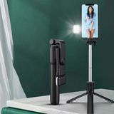 Kendiliğinden Led Işıklı Kumandalı Uzayabilen Selfie Çubuğu,Masa Üstü Tripod Bx40