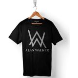 Kendim Seçtim Alan Walker Logo Erkek Tişört - XS - Siyah