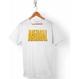 Kendim Seçtim Anımal Fitness Gym Tank Top Atlet Sporcu Atleti Erkek Tişört - XS - Beyaz