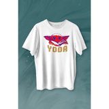 Kendim Seçtim Baby On Board Yoda Star Wars Kahverengi Bebek Mandalorian Baskılı Tişört T-Shirt - Siyah