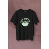 Kendim Seçtim Baby Yoda The Mandalorian Star Wars Bebek Yoda Baskılı Tişört T-Shirt - Siyah