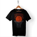 Kendim Seçtim Baller Basketball Basketbol Nba Basketçi Üçlük Baskılı Tişört T-Shirt - 2XL - Siyah