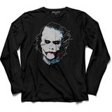 Kendim Seçtim Batman Betmen Kara Şovalye Joker Dark Knıght Uzun Kollu Tişört - 001-Siyah - 2XL