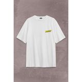 Kendim Seçtim Bazinga Şaka The Big Bang Theory Sheldon Cooper Sırt Ön Baskılı Oversize Tişört T-Shirt - Beyaz