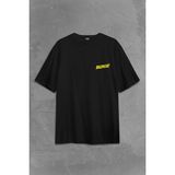 Kendim Seçtim Bazinga Şaka The Big Bang Theory Sheldon Cooper Sırt Ön Baskılı Oversize Tişört T-Shirt - Siyah