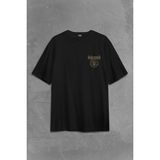 Kendim Seçtim Behemoth The Satanıst Ben Sahar Metallica Sırt Ön Baskılı Oversize Tişört T-Shirt - Siyah