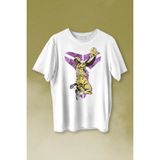 Kendim Seçtim Beyaz T-Shirt Kobe Bryant Black Mamba Nba Basketball Baskılı Tshirt Unisex Tişört - Beyaz - Renkli