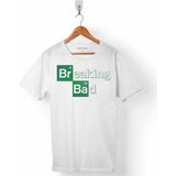 Kendim Seçtim Breakıng Bad Heısenberg Periyodik Tablo Erkek Tişört - Beyaz