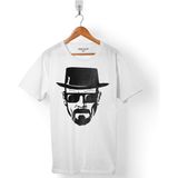 Kendim Seçtim Breaking Bad Silüet Silhouette Beyaz Erkek Tişört