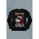 Kendim Seçtim Brooklyn Hip Hop Rap Musicgrafitti Uzun Kollu Tişört Baskılı T-Shirt - 001-Siyah - XL