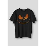 Kendim Seçtim Cadılar Bayramı Halloween Jack The Nightmare Before Christmas Baskılı Regular T-shirt Siyah Tişört