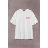Kendim Seçtim Chucky Charles Lee Ray Oyuncak Bebek Bıçak Sırt Ön Baskılı Oversize Tişört T-Shirt - Beyaz