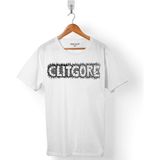 Kendim Seçtim Clıtgore My Favorıte Metal Logo Erkek Tişört - Beyaz - Renkli