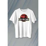 Kendim Seçtim Crystal Lake Korku Filmi Jason Movie Film Halloween Baskılı Tişört T-Shirt - 2XL - Siyah