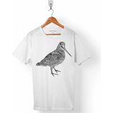 Kendim Seçtim Çulluk Kuşu Av Woodcock Avcı Erkek Tişört - XXL - Beyaz