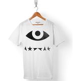 Kendim Seçtim Davıd Bowıe Blackstar Black Star Erkek Tişört - Beyaz - Renkli - XL