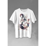 Kendim Seçtim Demon Slayer Anime Dizi Japanese Japonca Kimetsu No Yaibe Baskılı Tişört T-Shirt Beyaz - 2XL - 63A-Beyaz