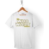 Kendim Seçtim Doctor The Who Wars Podcast Doktor Erkek Tişört - Beyaz - Renkli - XS
