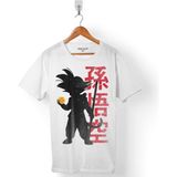 Kendim Seçtim Dragon Ball Camıseta Erkek Tişört - Beyaz - Renkli - 2XL