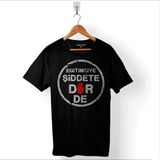 Kendim Seçtim Eğitimciye Kadına Şiddete Dur De Hayır Protesto Baskılı Tişört T-Shirt - Siyah