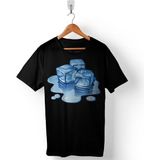 Kendim Seçtim Eriyen Buz Ice Tasarımlı Soğuk Erkek Tişört - 2XL - Siyah