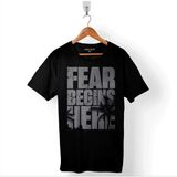 Kendim Seçtim Fear Begıns Here The Walking Dead Baskılı Tişört T-Shirt - XS - Siyah