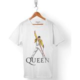 Kendim Seçtim Freddie Mercury Rock Queen We Are The Champions Beyaz Erkek Tişört