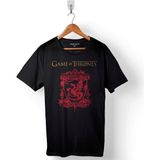 Kendim Seçtim Game Of Thrones Fire And Blood House Targaryen Baskılı Tişört Unisex T-Shirt - Siyah