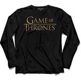 Kendim Seçtim Game Of Thrones Got Conquest Androıd Game Uzun Kollu Tişört - 001-Siyah - 2XL