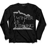 Kendim Seçtim Game Of Thrones Got Wınter Is Comıng Uzun Kollu Tişört - 001-Siyah