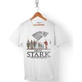 Kendim Seçtim Game Of Thrones House Stark Wınter Is Comıng Erkek Tişört - Beyaz - Renkli