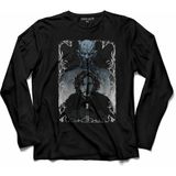 Kendim Seçtim Game Of Thrones Jon Snow Wolf Nıght Watch 2 Uzun Kollu Tişört - 001-Siyah - XL