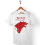 Kendim Seçtim Game Of Thrones The North Remembers Erkek Tişört - Beyaz - Renkli - XL