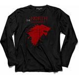 Kendim Seçtim Game Of Thrones The North Remembers Uzun Kollu Tişört - 001-Siyah - XL