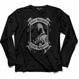 Kendim Seçtim Game Of Thrones Valar Dohaerıs Morghulıs Uzun Kollu Tişört - 001-Siyah - XS