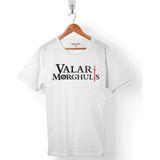 Kendim Seçtim Game Of Thrones Valar Morghulıs Erkek Tişört - Beyaz - Renkli - XL