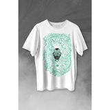 Kendim Seçtim Girl Skull Kız Kadın Yaratık Vampir Baskılı Tişört T-Shirt Beyaz - 2XL - 63A-Beyaz