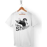 Kendim Seçtim I Am Sher Locked Sherlock Holmes Gun Erkek Tişört - Beyaz - Renkli - 2XL