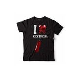 Kendim Seçtim I Love Kıck Boxıng Boks Eldiveni Çocuk Tişört