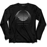 Kendim Seçtim Iyilik Retro Corporate Goodness Logo Batan Güneş Kollu Tişört - 7 - 8 Yaş - Siyah